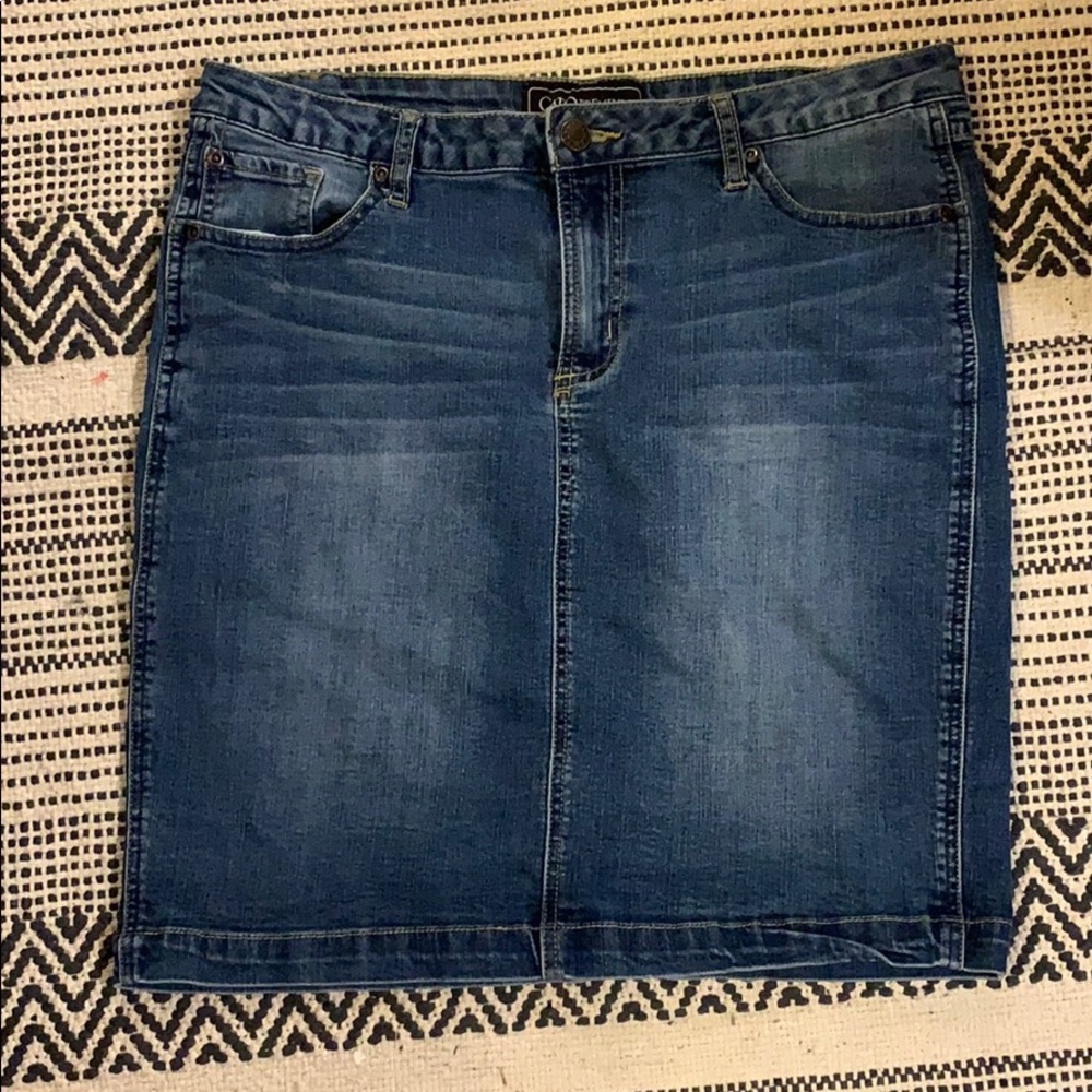 Blue jean skirt